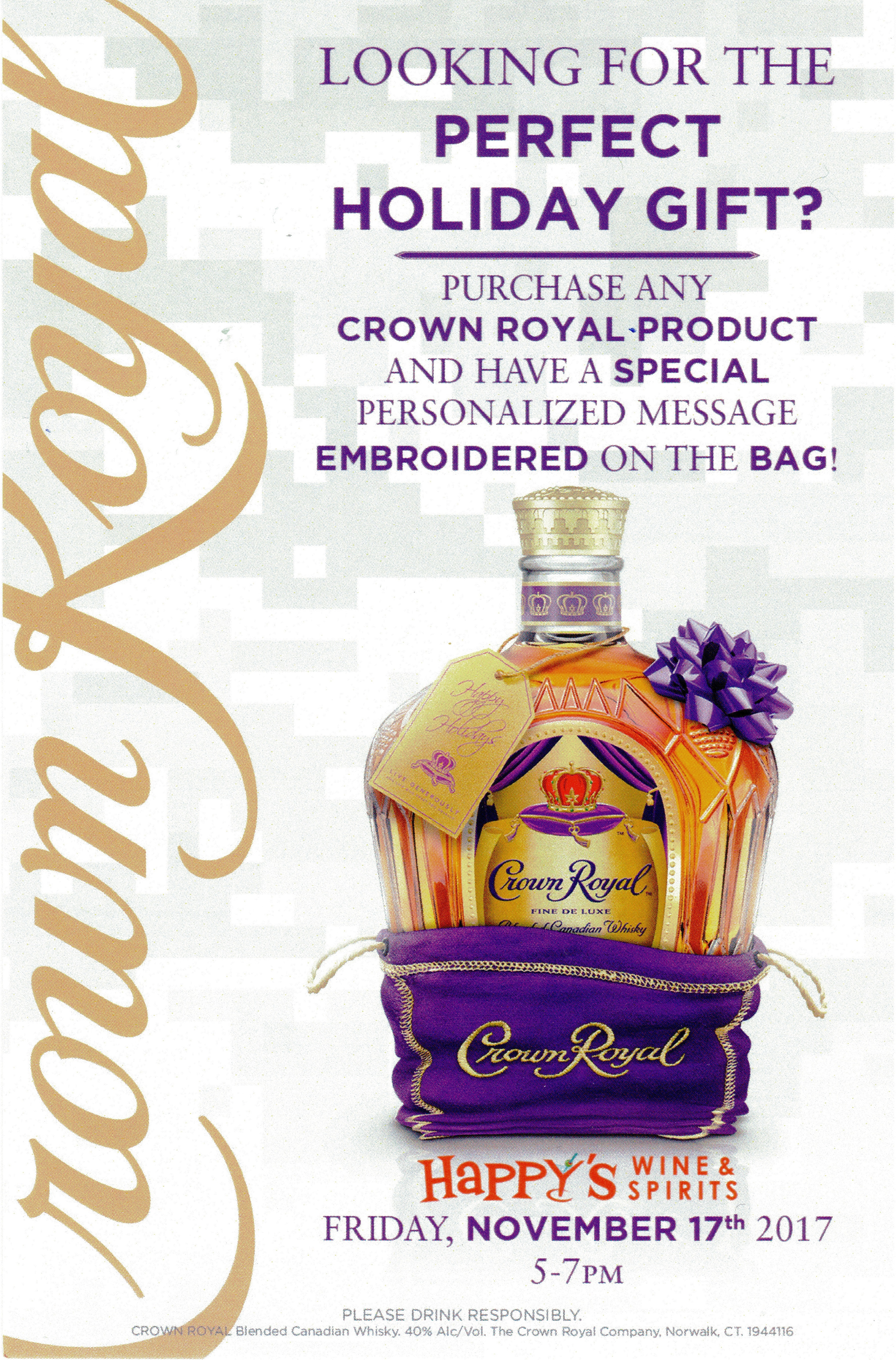 Crown Royal Embroidery Event Event Image